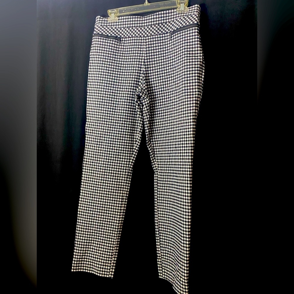Candies Audrey Black/White Pull On Pants